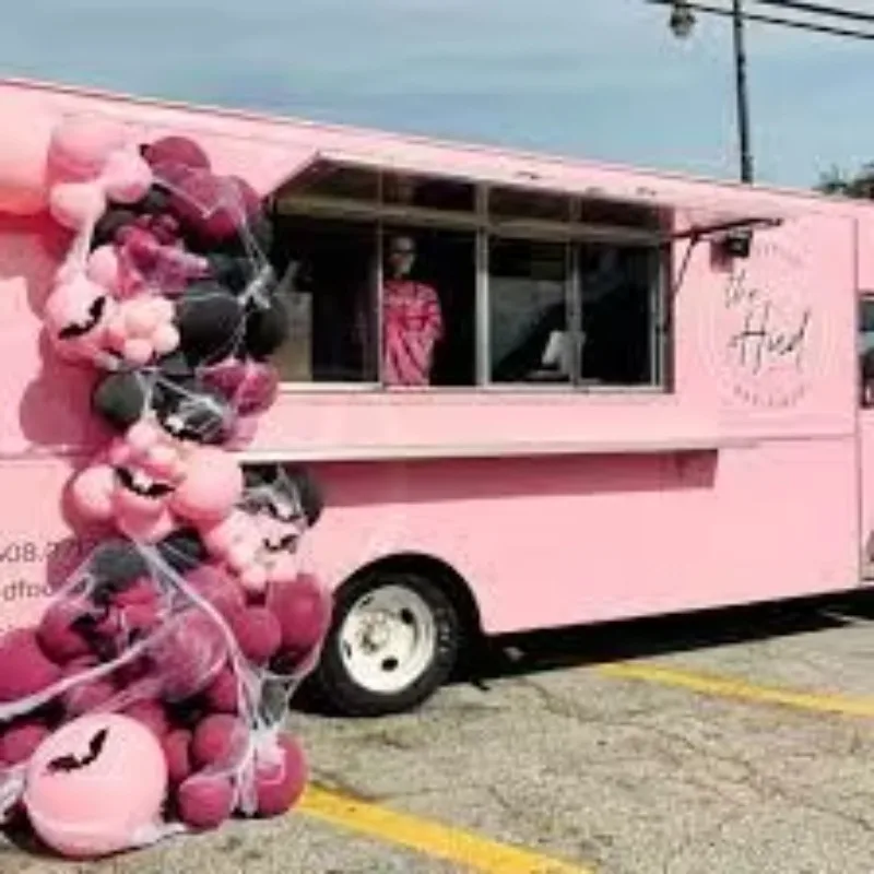Mobile Food Truck Mobile KitchenHot Dog Ice Cream Cart Custom Outdoor Event Commercial Kitchen Mobile Food Truck Fully Equipped