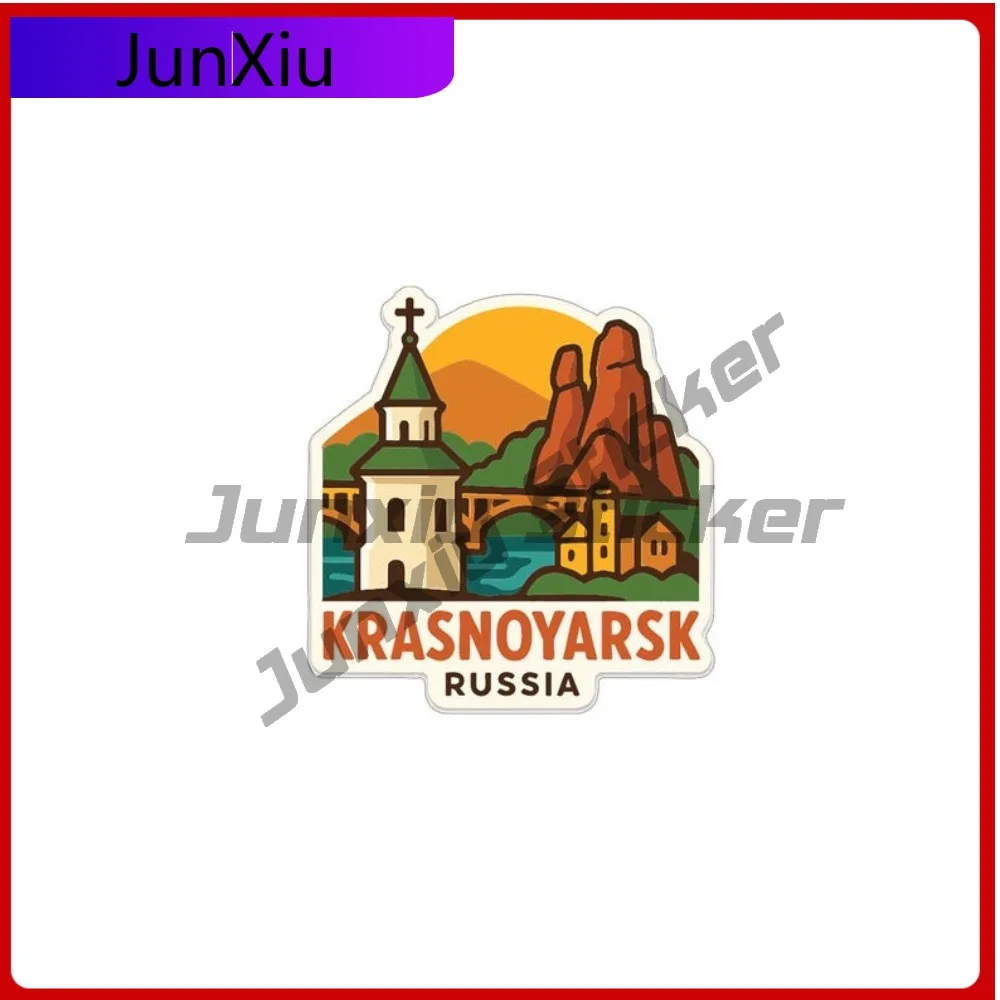Krasnoyarsk Russia Travel City Sticker Truck Pickup Camper Vinyl Exterior Decal Decoration Outdoor Suv90n06 X 500 Motorcycle Pvc