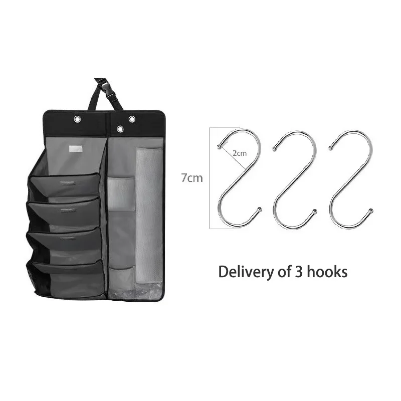 AZ-Storage Hanging Bag Car Backseat RV Truck Back Chair Storage Hanging Bag Outdoor Shoes Sundries Sorting Storage Hanging Bag
