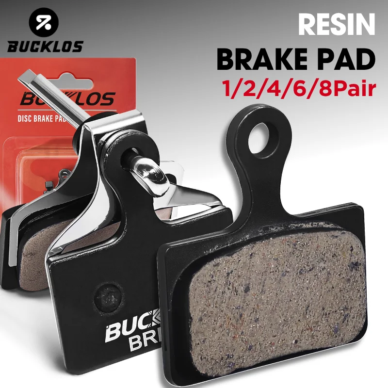 BUCKLOS 1-10 Pairs Bike Brake Pads Bicycle Multi-metallic Disc Pad for K05S K03S K04S Resin Disc Brake Pad MTB Brake Pad