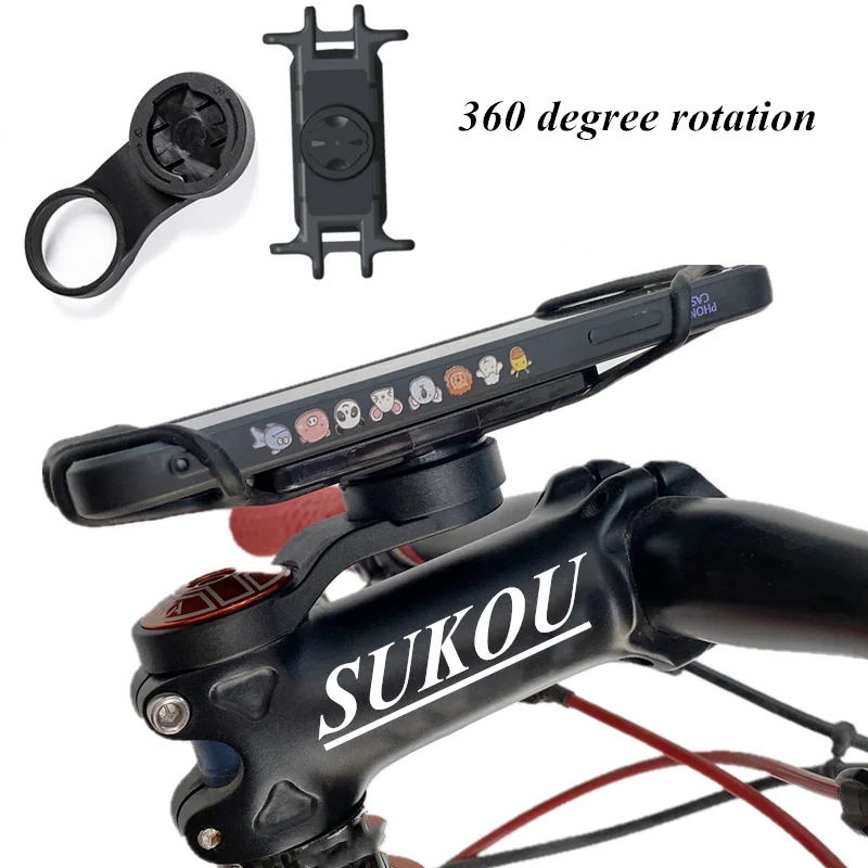 Road / MTB bicycle code meter rack compatible mobile phone binding board For Garmin xoss Bryton/wahoo iGPSPORT