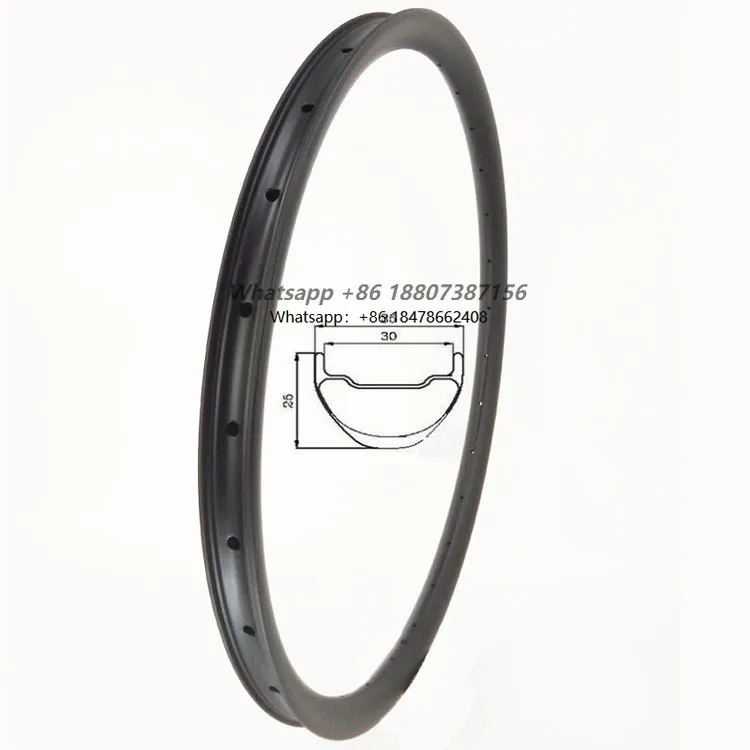SoarRocs SR25C35M26 High-end Full Carbon Bicycle Rim 26-inch MTB XC Disc Brake Carbon Mountain Bike Rim UD Matte MTB Rim