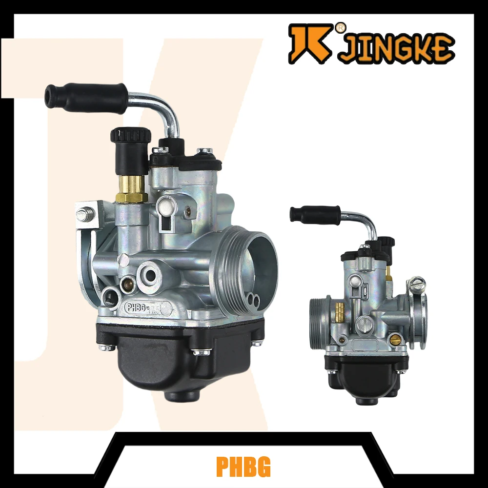 PHBG 17.5mm 19.5mm 21mm Motorycycle Carburetor For Dellorto 2-4 Stroke 50CC 70CC 90CC Engine Scooter Moped Racing Carb