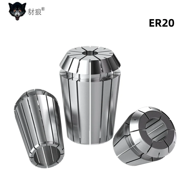 ER20 Collet Range 1mm 2mm 3mm 4mm 5mm 6mm 7mm 8mm 9mm 10mm 12mm 13mm 3.175mm 12.7mm 3/8 1/2 ER20 Chuck for CNC Lathe Tool Holder