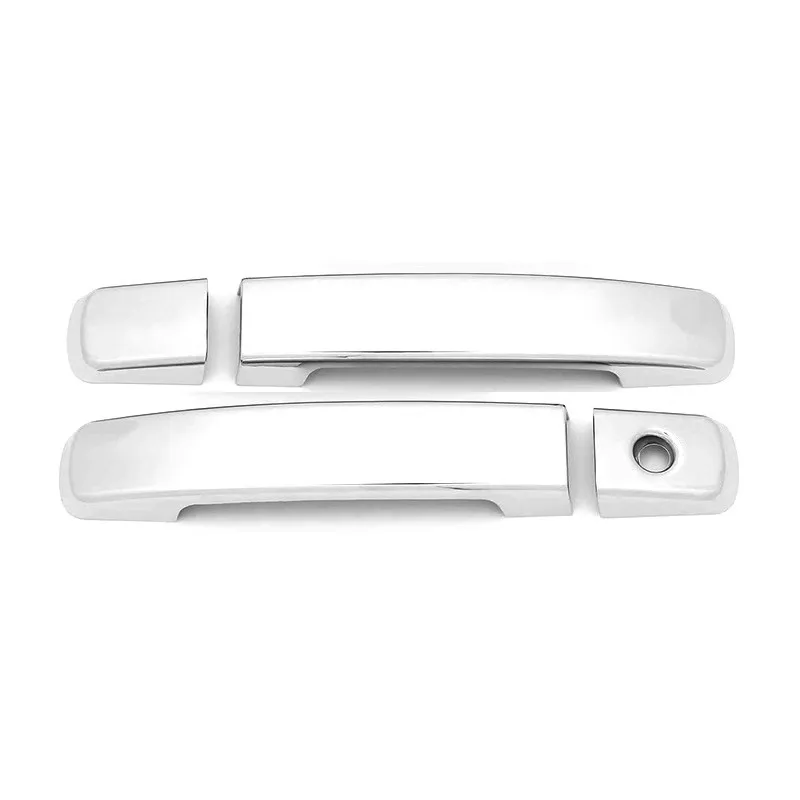 For Nissan Pathfinder R51 2005 - 2014 Carbon Fiber Door Handle Decorative Stickers Automotive Decoration Trim Car Accessories