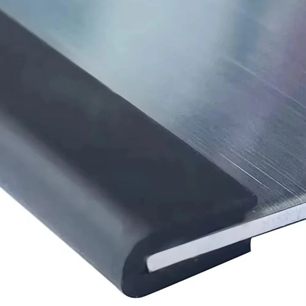 Groove 0.5mm to 40mm U Shaped Rubber Edges Sealing Strip Black Protector Edge Sealing For Car Doors, Glass, Metal Panel