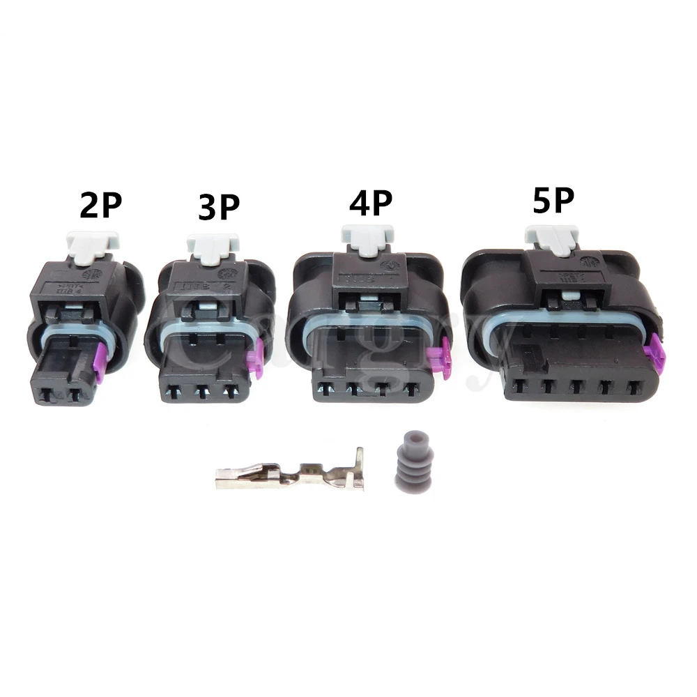 1 Set 2/3/4/5P 4F0973702 4F0973703 4F0973704 4F0973705 AC Assembly Car Pressure Sensor Wiring Socket For VW