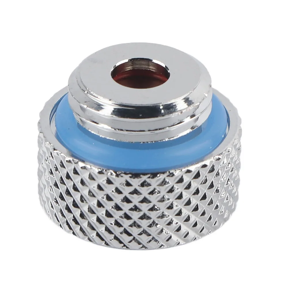 Durable G1/4 Thread Exhaust Connector Plug Automatic Pressure Release Silver Auto Exhaust Plug Vent Valve Plug PC Water Cooling