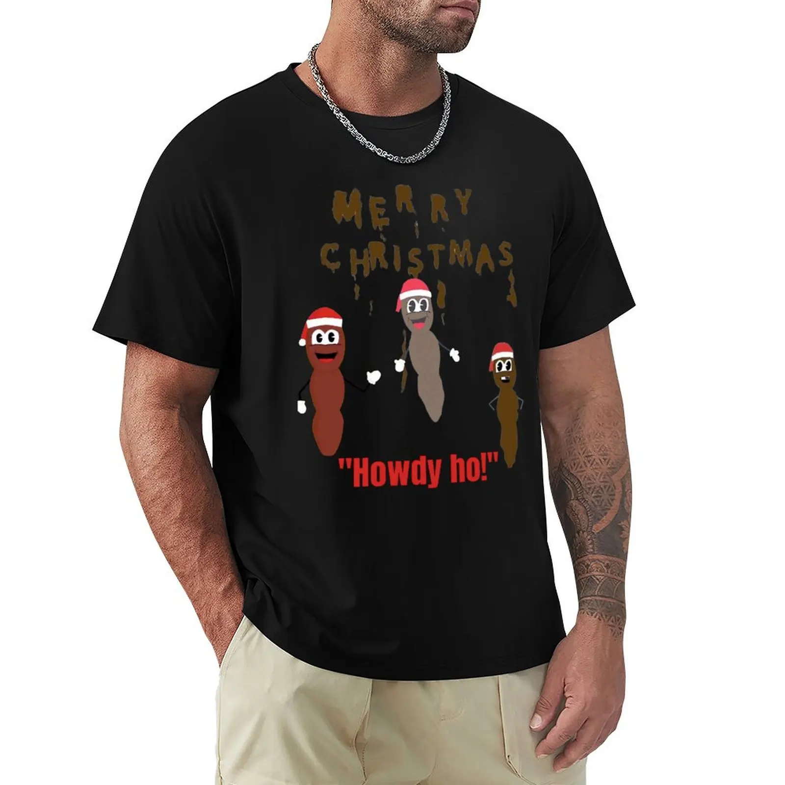 Mr Hankey - Howdy Ho! - The Christmas Poo - Mr hankey T-Shirt Big Size Daily Wear T-Shirt