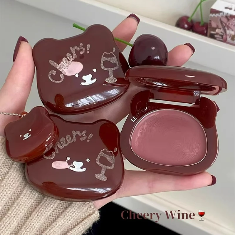 LEEMEMBER Lip Cheek Dual-use Cream Blusher Contour Brighten Face Makeup New Year's Christmas Spring Festival Gift
