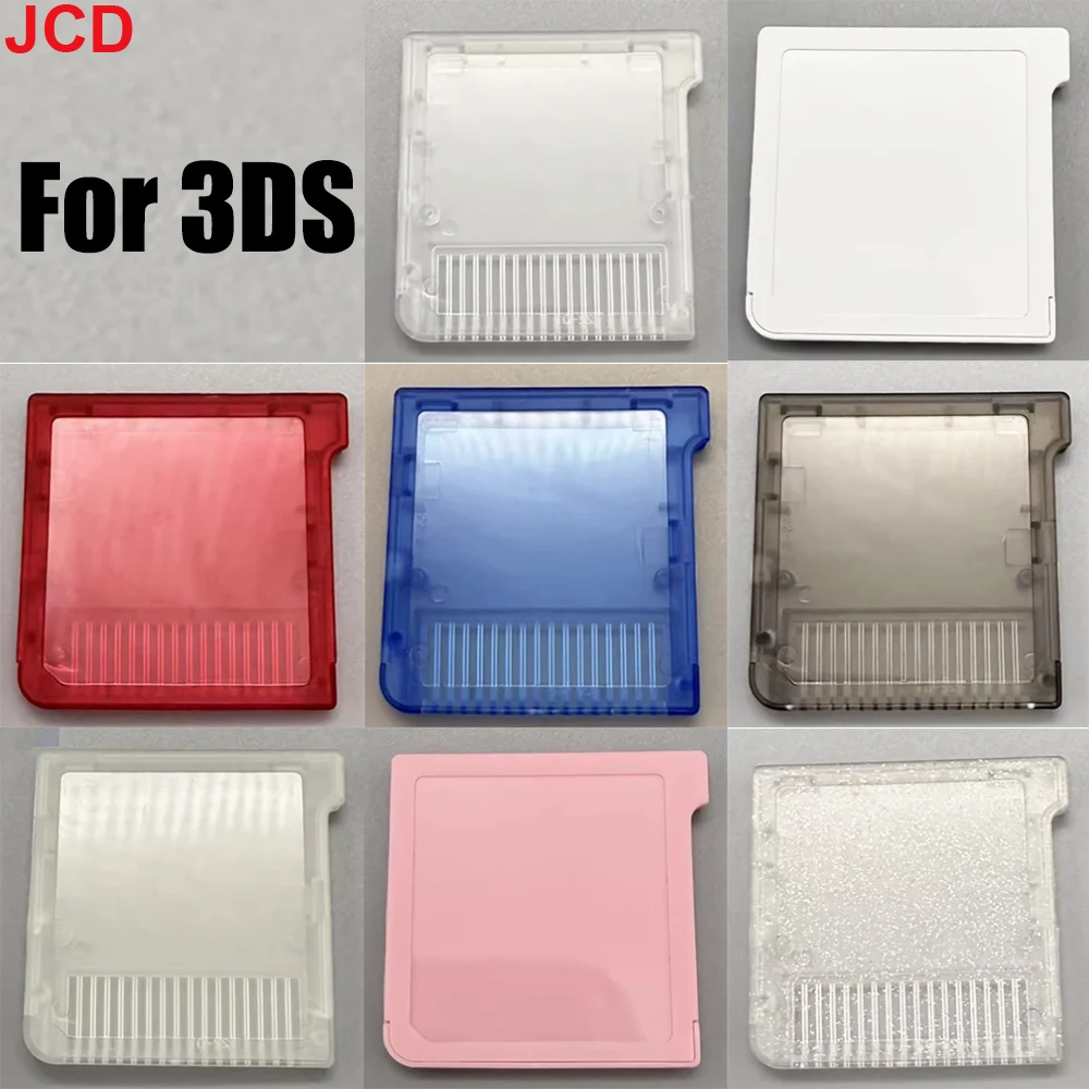JCD 1pcs High Quality Transparent Plastic Card Box Shell Case For 3DS Clear Cartridge Housing Cover Replacement