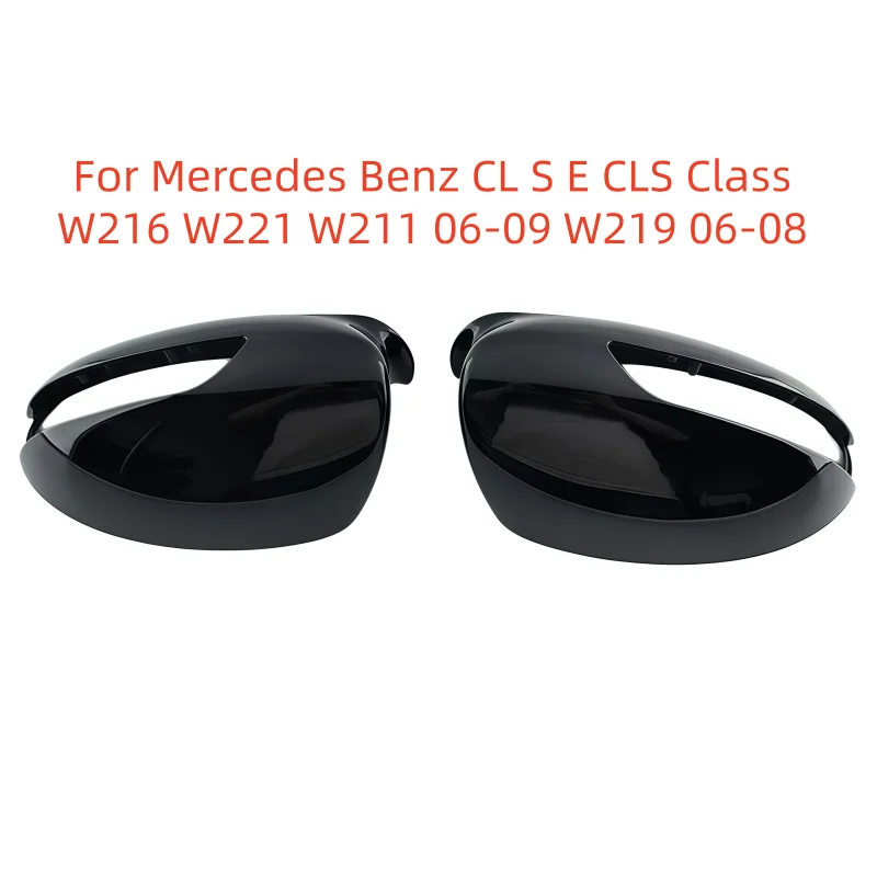 Mirror Shell Case Shell Housing For Mercedes Benz CL S E CLS Class W216 W221 W211 06-09 W219 06-08 Rearview Mirror Cover Reverse