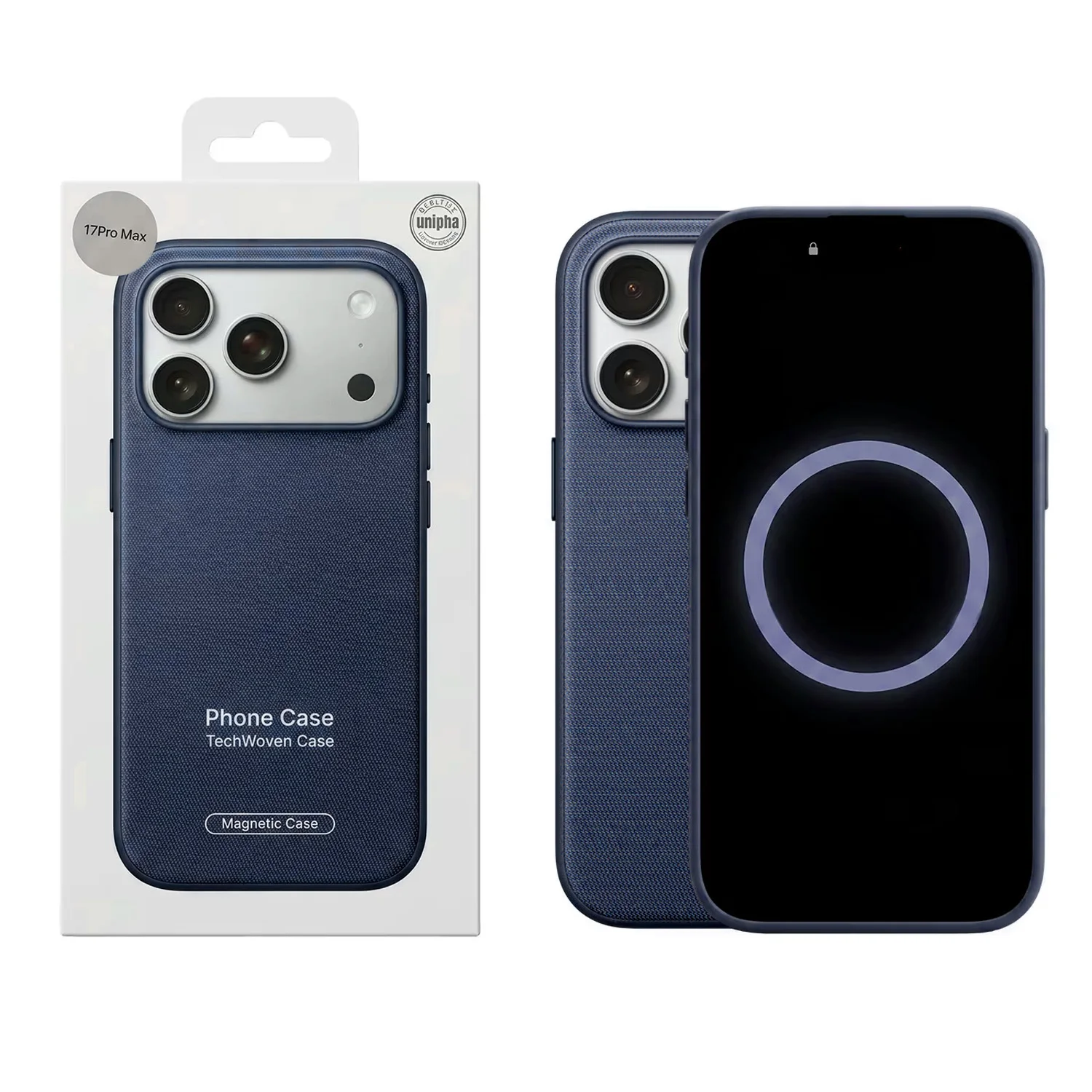 For iPhone 17 Pro Max 16 Pro Max 15 14 13 Case Camera Control Button Magnetic For MagSafe Phone Cover Tech Woven Shockproof Case