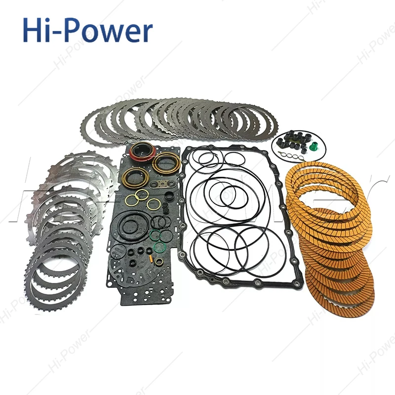 New 6L45E 6L50E Auto Transmission Master Rebuild Overhaul Kit Sealing Rings Gasket Friction Steel Kit  For Cadillac Car Parts