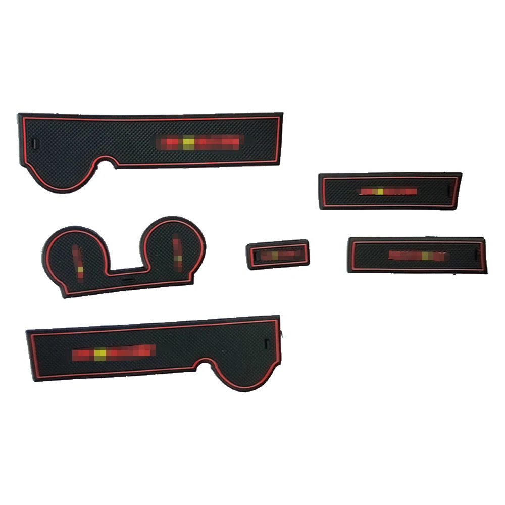 Car Door Groove Mats For  Cadillac XT5 2016-2024    Anti-Slip Gate Slot Cup Mat Non-Slip Rubber Mats Interior Accessories