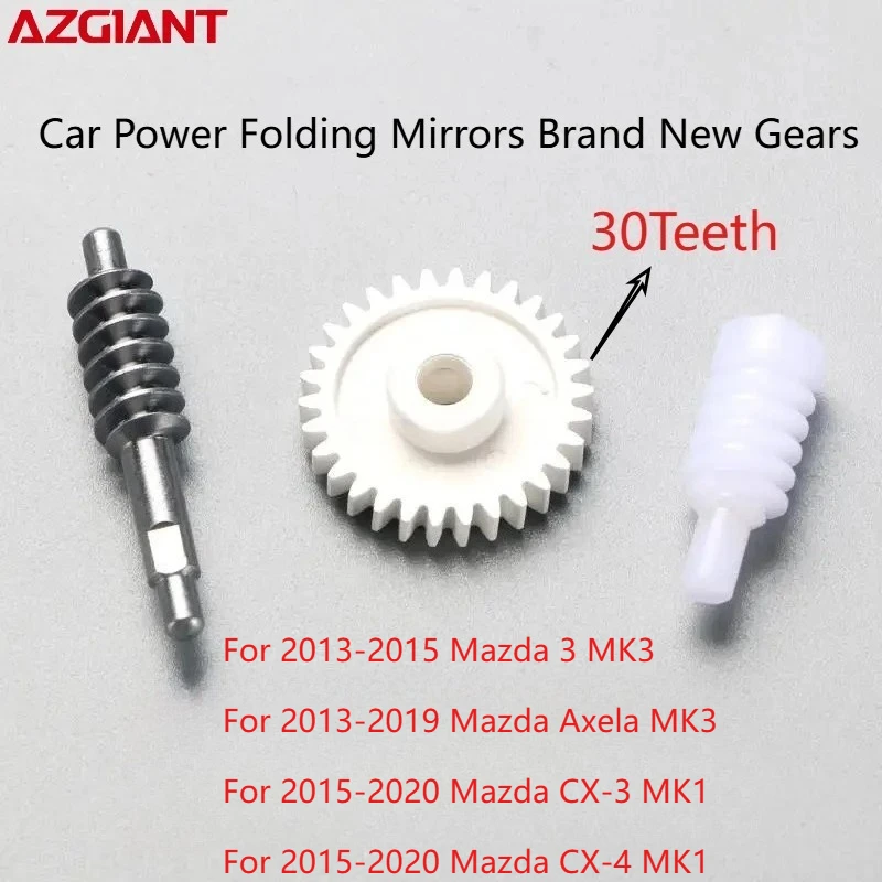 30T Car Power Folding Mirrors Brand New Gears For Mazda 3 Axela MK3 2013-2015 CX-3 CX-4 MK1 2015-2020 Auto Replacement Parts DIY