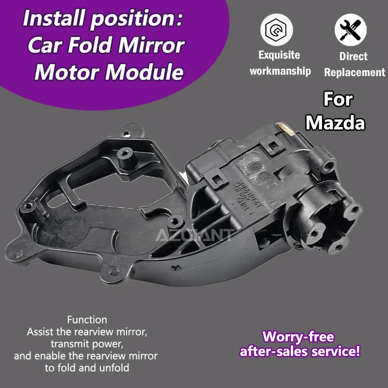 AZGIANT Car Exterior side folding Mirrors right left motor module For 2013-2015 Mazda Axela MK3/Atenza MK3/6 GJ MK3 tools