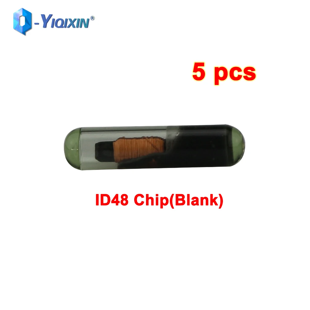 YIQIXIN 5 PCS Car Key Glass Blank ID48 Chip For Audi Seat Skoda Porsche Honda Crypto Transponder Chip Not Coded Professional