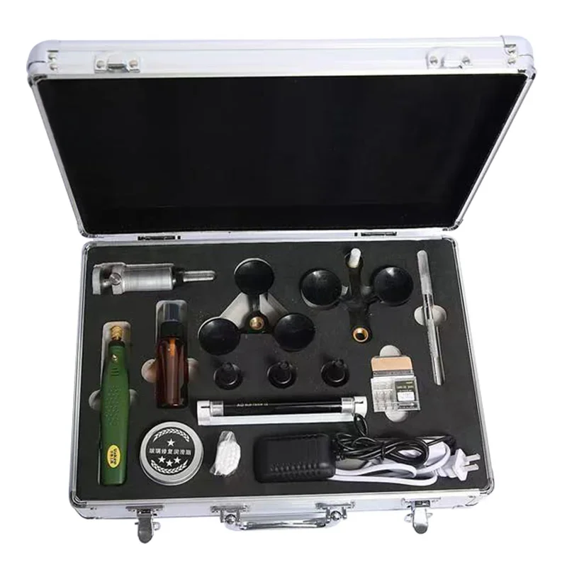 Professional Car Windscreen Repair Kits Long Crack Car Glass Repair Machine