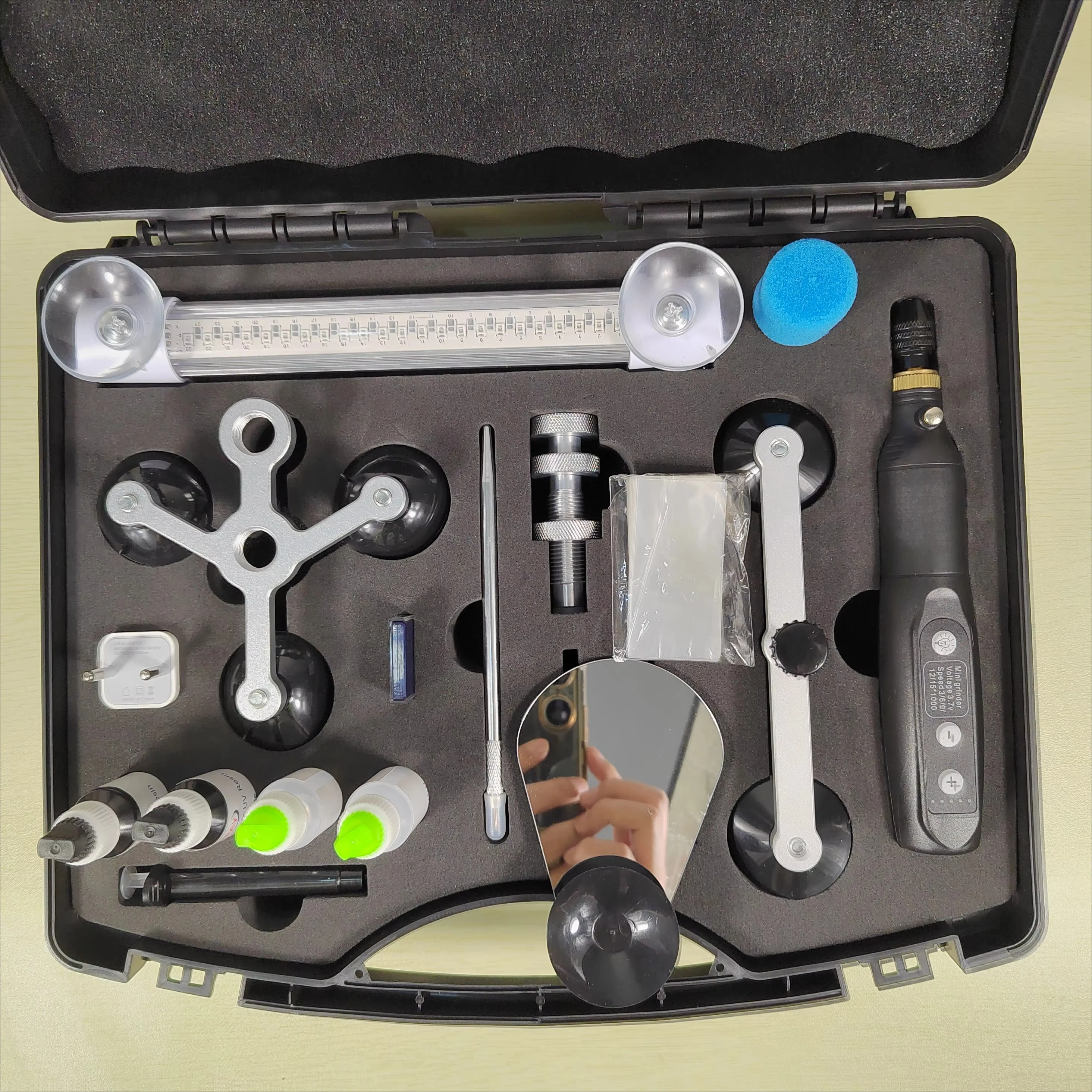 Factory Supply Professional Car Repair Shop Car Window Glass Crack Repair Recovery Kit