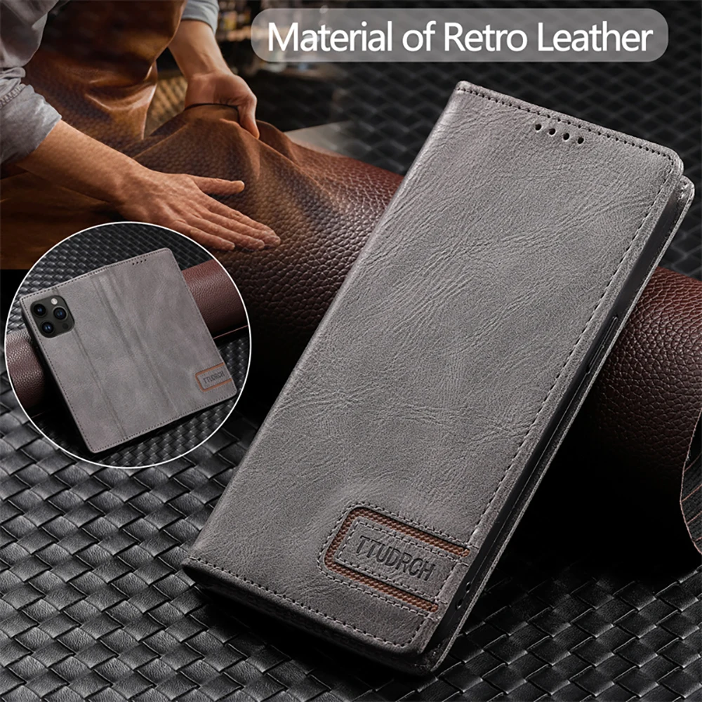 RFID Leather Wallet Funda For Samsung Galaxy A56 A36 A26 A16 A06 A55 A35 A25 A15 A 05 04 S A54 A34 A24 A14 A73 A53 A33 A23 Cover