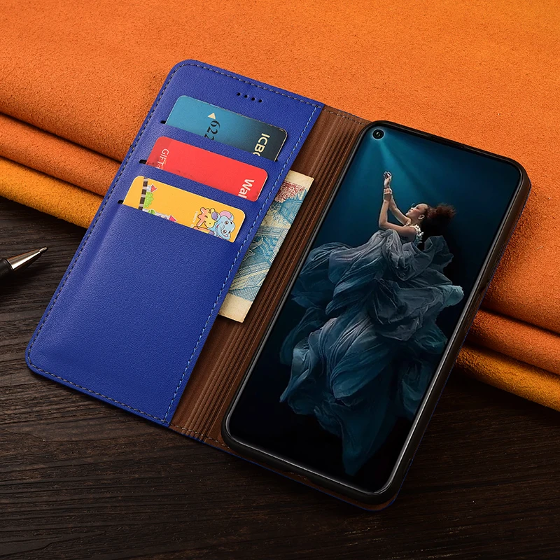 Genuine Leather Flip Case For Samsung Galaxy S21 S22 S23 S24 S25 FE Plus Ultra Phone Wallet Cover Cases Napa Below Grid Handmade