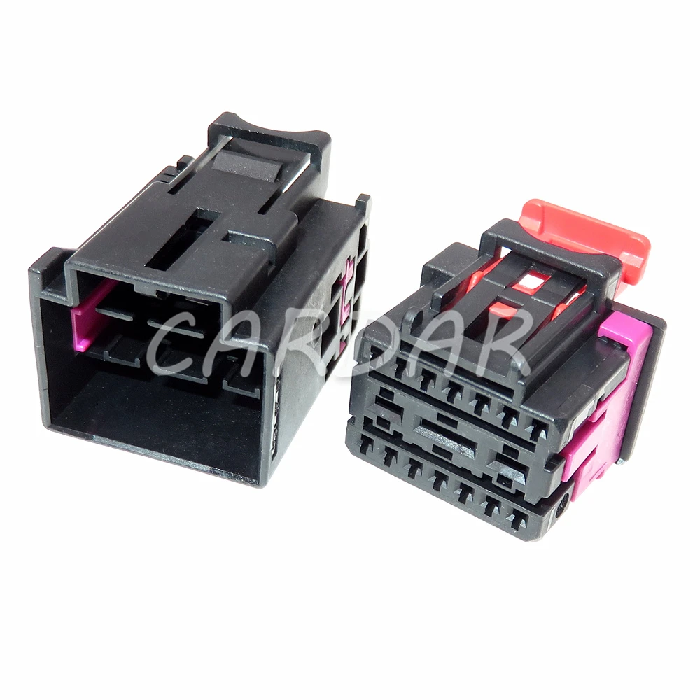 1 Set 17 Pin Car Seat Wire Cable Female Male Unsealed Socket AC Assembly Composite Connector For VW Audi 4F0972575 4F0972483