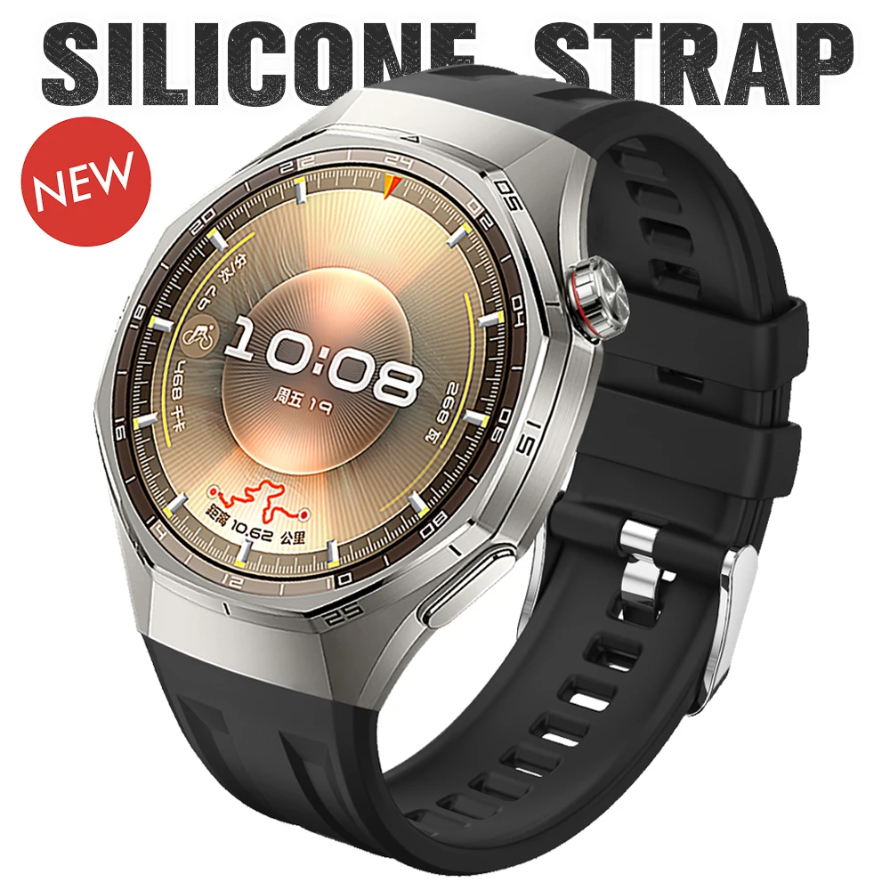 46mm Silicone Sports Strap for HUAWEI WATCH GT 6 Pro Soft Sport Wrist Band for Huawei Watch GT 5 Pro Smart Watch Bracelet