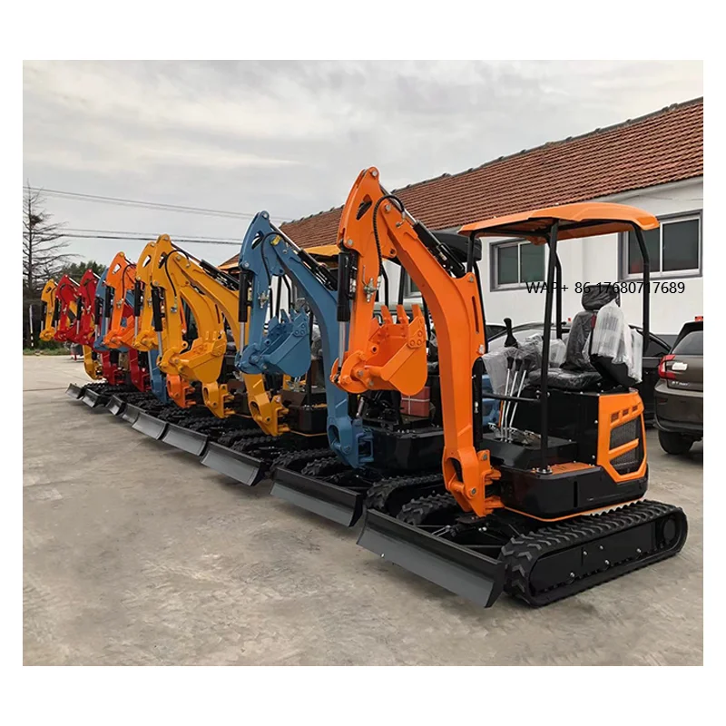 Chinese Brand Sells Small 1.8-ton Hydraulic Excavator Multifunctional Track Type Lawn Mower