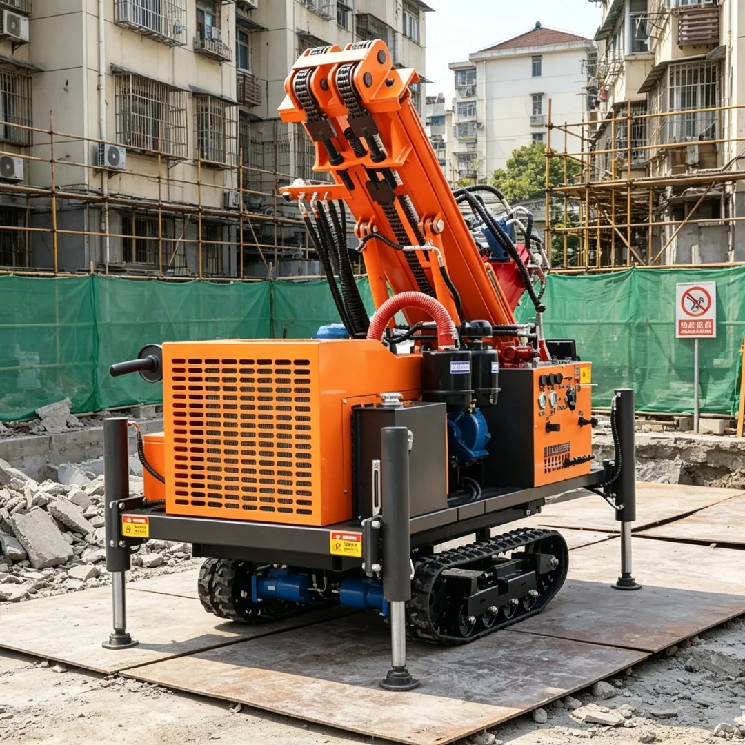 Customized Export Best‑Selling Multi‑Functional Full‑Hydraulic Tracked Water Well Drilling Rig for Mountain and Field Drilling