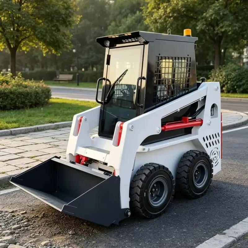 Customized Hot-selling Multifunctional Skid Steer Loader of 2026, Ride-on Skid Steer Equipment, Material Handling Loader