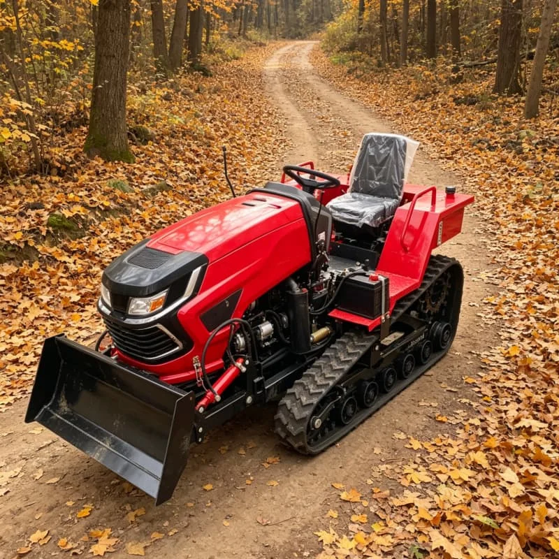 Customized New Hot‑Selling Tracked Rotary Tiller, Plowing Tractor, Farm Rotary Tiller, High‑Efficiency Plowing Machine