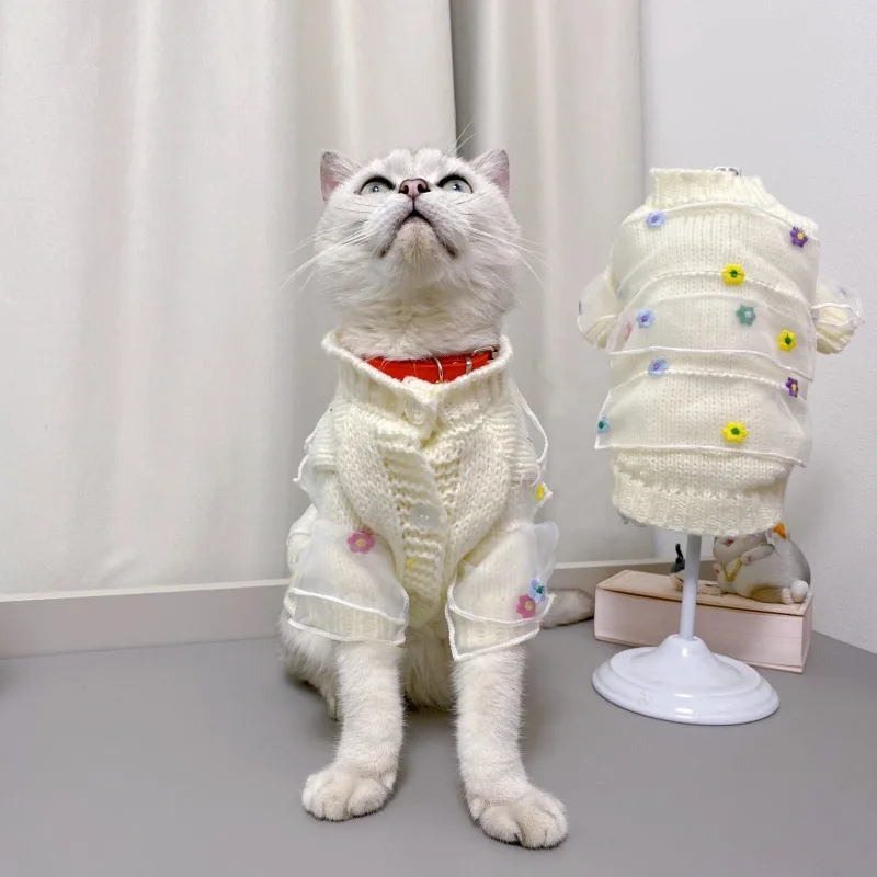 Dog Winter Clothes Knitted Pet Clothes For Small Medium Dogs Chihuahua Puppy Pet Sweater Yorkshire Pure Dog Sweater Ropa Perro