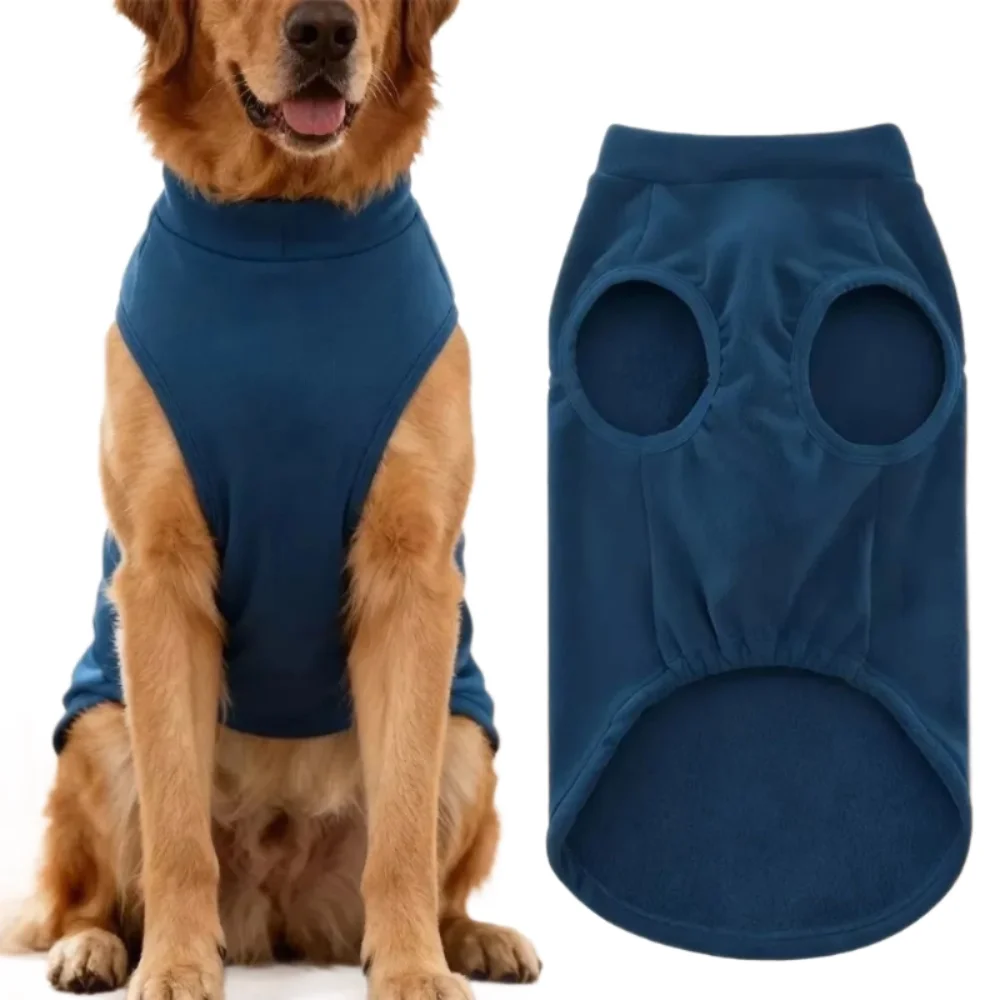 Cozy Solid Color Dog Sweater Soft Rug Washing Lightweight Dog Clothes Stretchy Pullover Dog  For Small Medium Large Dogs