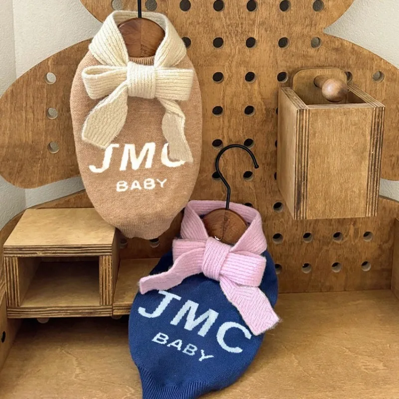 Fashion Pet Dog Clothes Winter Warm Scarf Cute Dog Sweater Knitted Coat Sweater Marzis Pomerania Sweater Cat Puppy Clothing