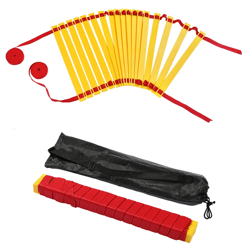6 Meter Adjustable Agility Quick Exercise Rope Ladder Multi-Function Sports Equipment for Speed Agility Ladder Training