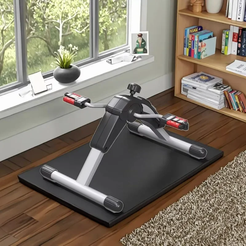 Adjustable Speed Under Desk Home Pedal Exerciser Manual Indoor Elliptical Trainer Professional Fitness Device