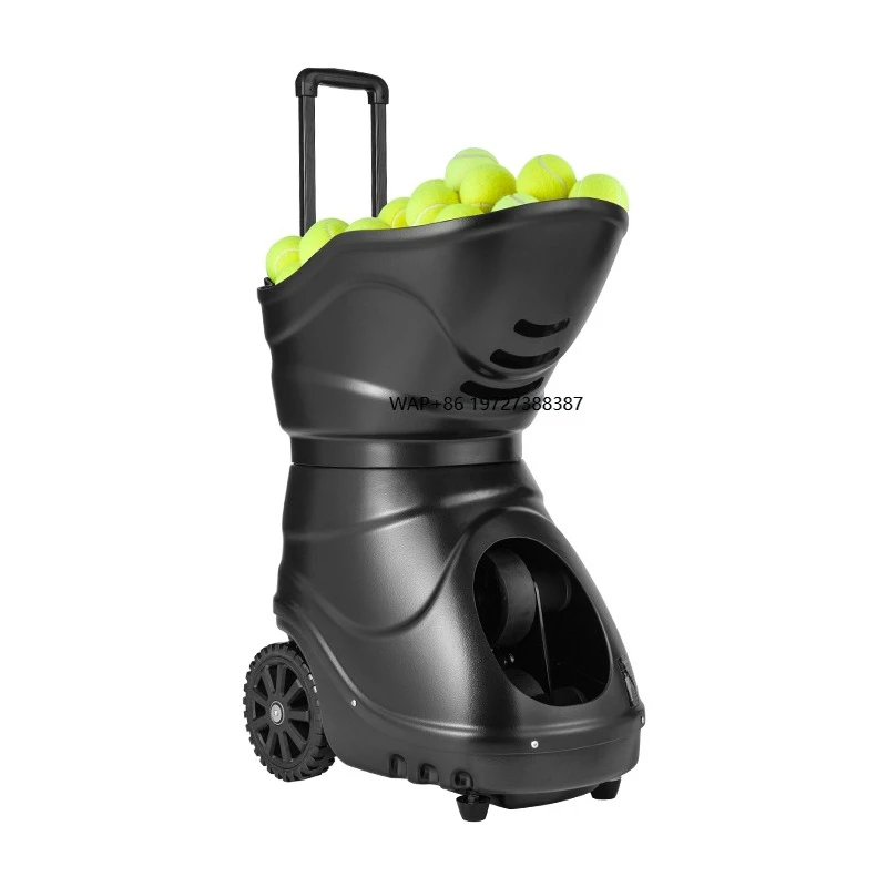ShareWell Tennis Ball Machine High-Capacity Adjustable Speed Spin, Long-Lasting Battery for Club Training & Beginner Practice