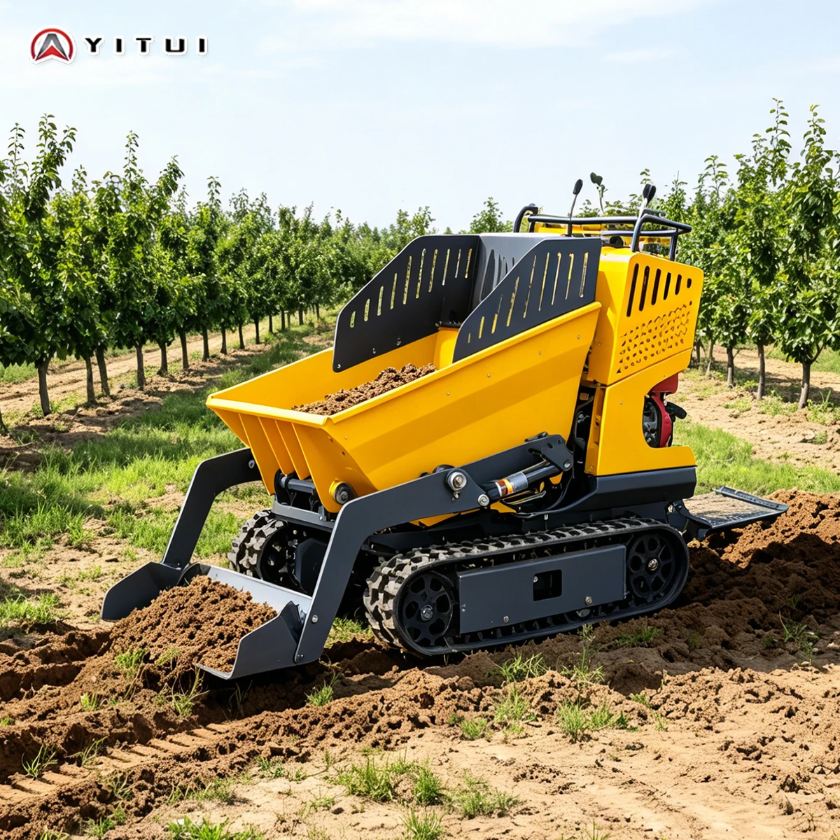 Customized Mini Dumper Portable Construction Farm Garden Mini Dumper For Outdoor Material Short Distance Transport