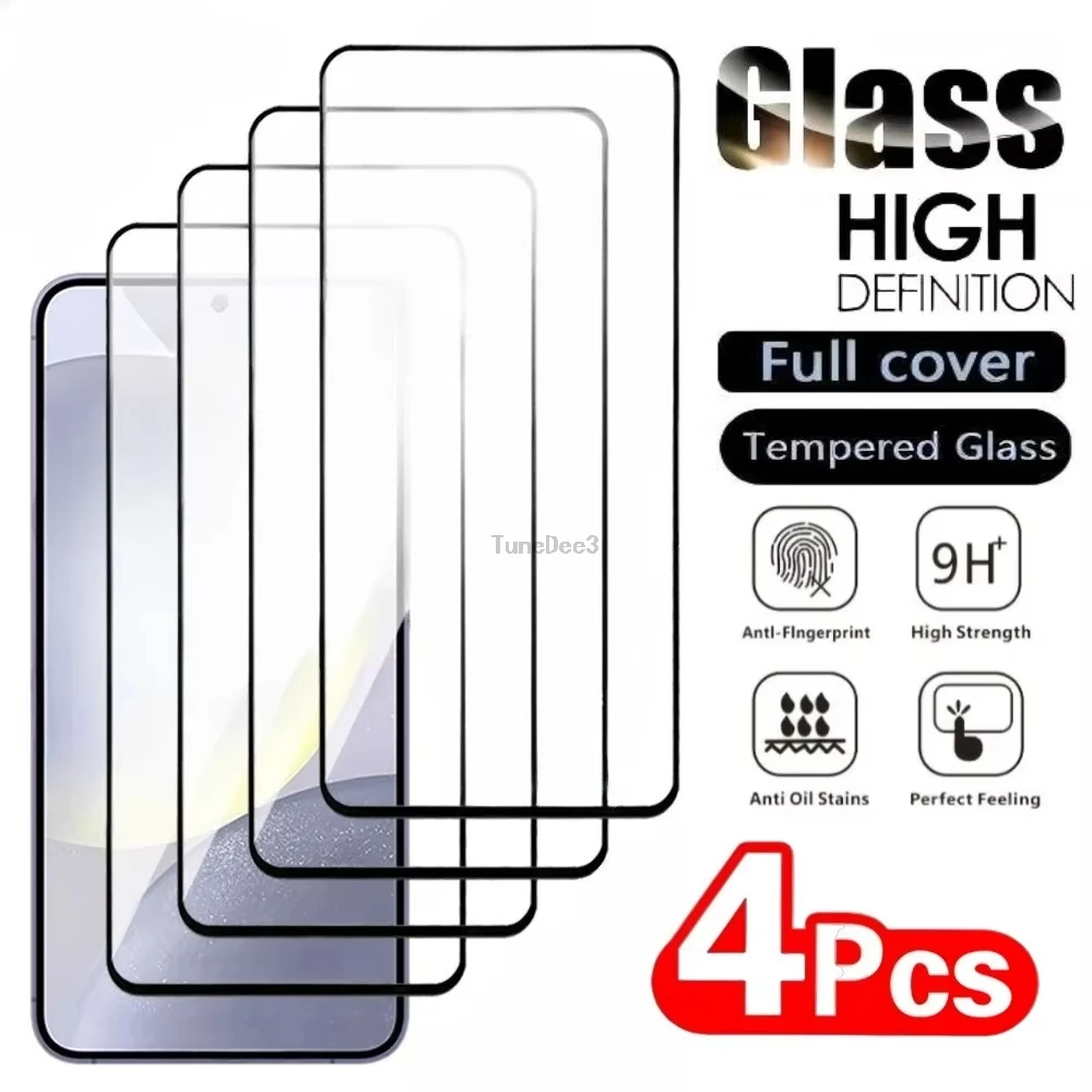 1-4Pcs Full Cover Tempered Glass for Google Pixel 9A 8 9 10 Pro XL 8A 7A 7 6 6A HD Clear Screen Protector Protective Film Cover