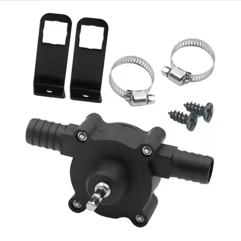 Bomba Eléctrica Portátil Estable para Taladro Manual, Convertible a Bomba de Agua/Fluido/Aceite Diésel, Mini Bomba Portátil Auto