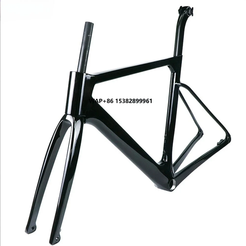 SeeMore High Performance Matte Black Racing Bike Frame Ultralight 700C Road Racing Bicycle Full Carbon Fiber Frame with Fork