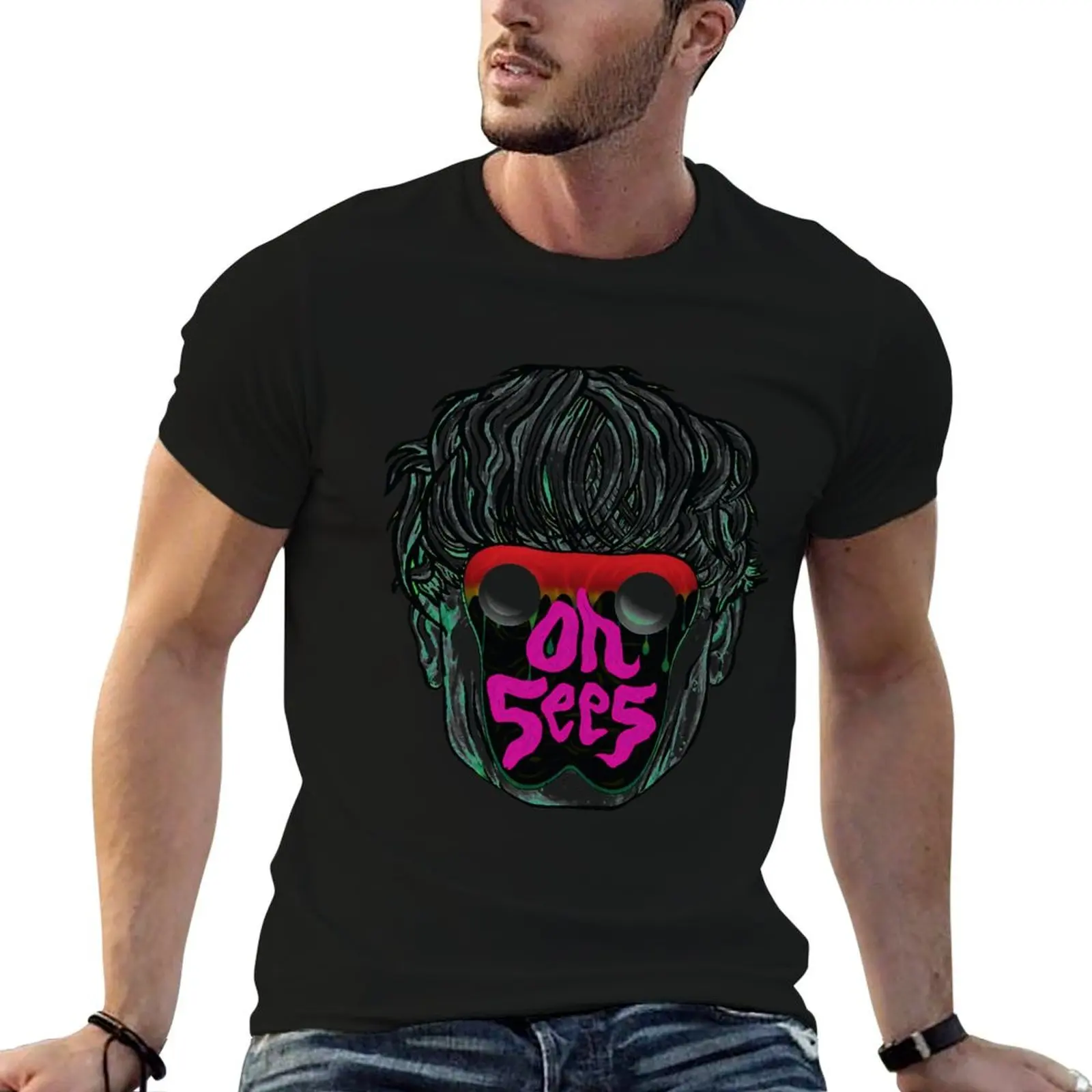 Want More Out Of Your Life Thee Oh Sees, Thee Oh Sees, Thee Oh Sees! T-Shirt Large Size Short Sleeve T-Shirt