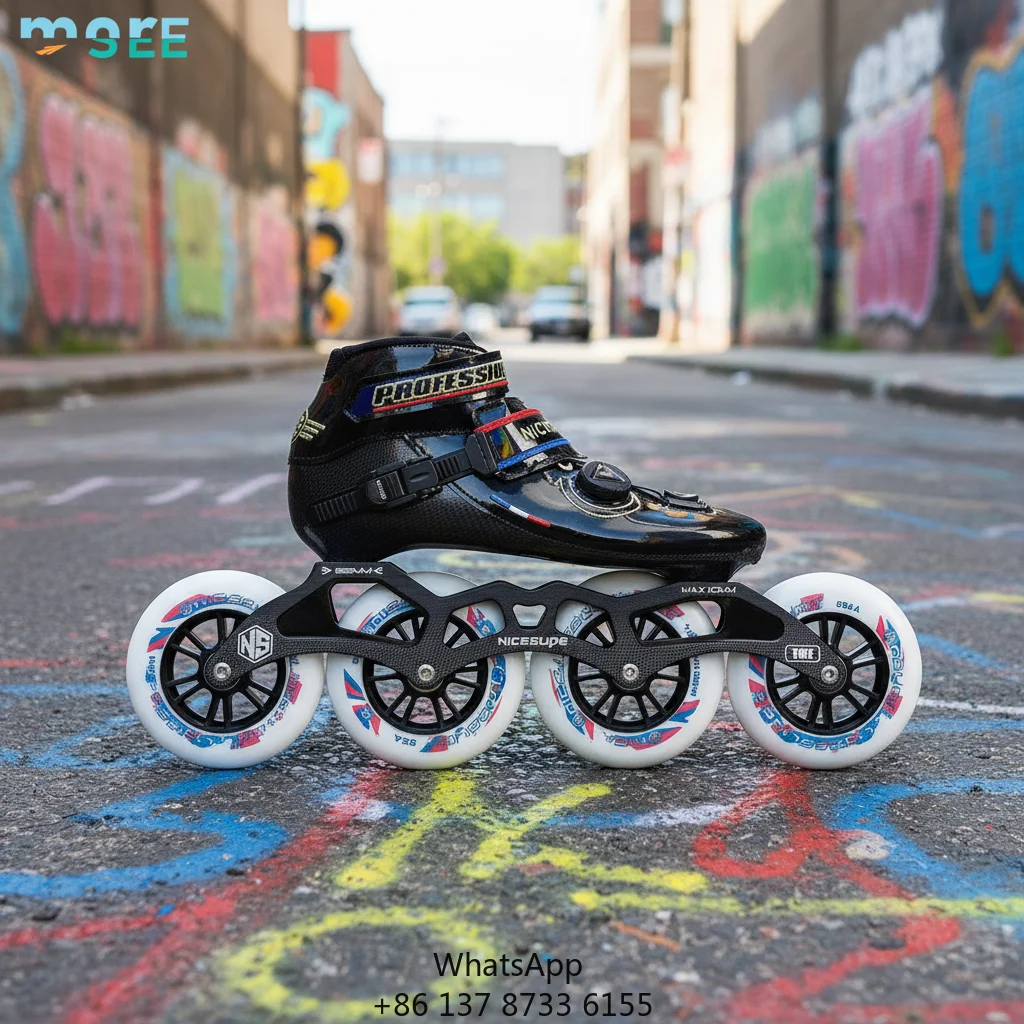 SeeMore High-end Inline Skates Race Skating Shoes Professional Speed Inline Roller Skates Shoes Patines Roller Speed Skates
