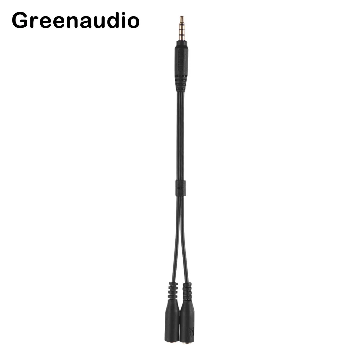 GAZ-CB37 Headphone Splitter Audio Cable 3.5mm Male to 2 Female Jack 3.5mm Splitter Adapter Aux Cable
