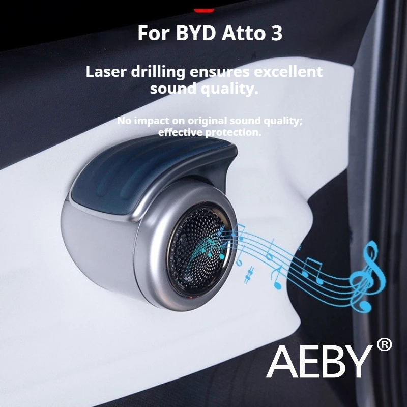 AEBY For BYD Atto 3 Smart Driving Edition 2022-2025 Anti Dust Scratch Protector Car Audio Accessories,Car Door Handle Cove