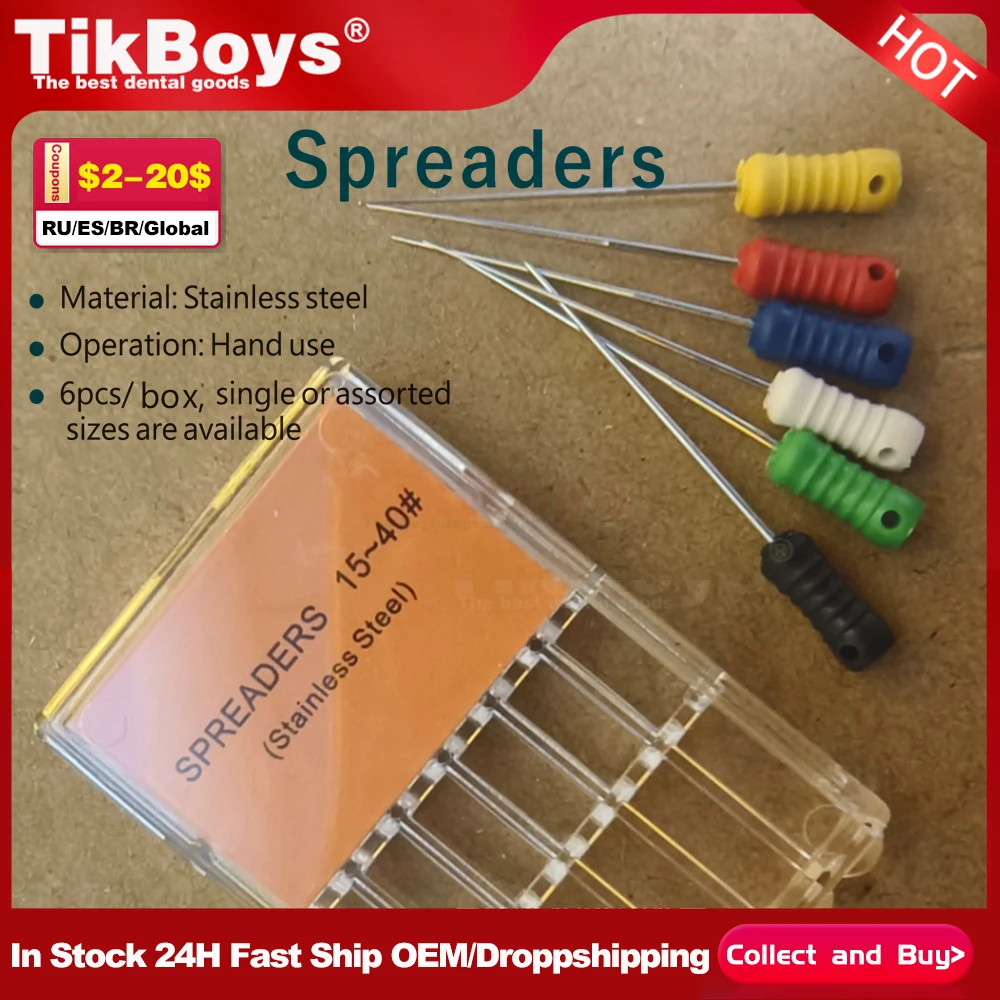 1 Pack Dental Spreaders Files Pluggers Stainless Steel 21mm 25mm Condensating Gutta Percha Endodontic File Endo Drills Pin15#