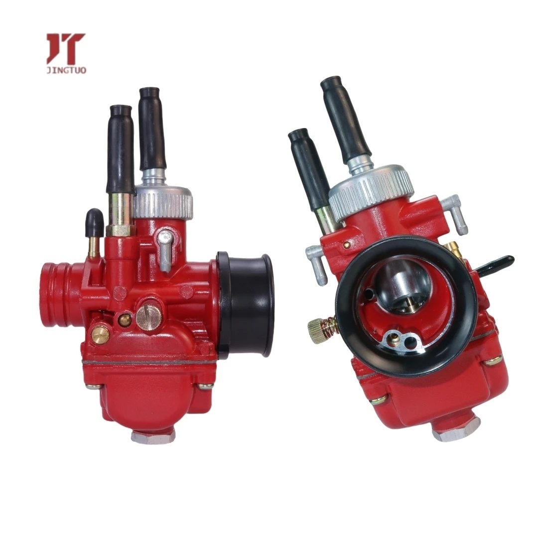 50cc-100cc Red PHBG 17 19 21mm Dellorto BWS100 Rs50 Gy6 Jog Dio90 Ya Maha KT M Scooter Pi Aggio SYM Racing Motorcycle Carburetor
