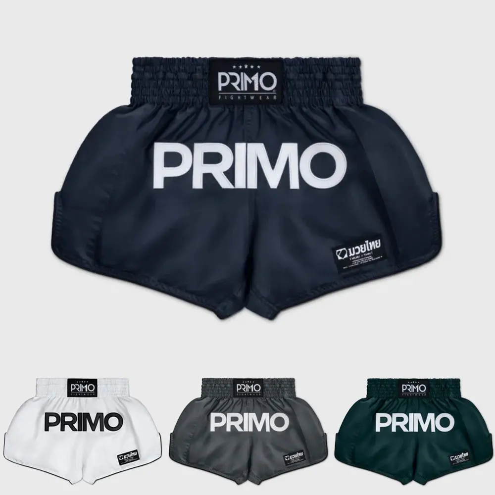 Original Training Muay Thai Gym Fighting Shorts Fitness Combat Sports Embroidery Style Boxing Shorts Sweat Pants