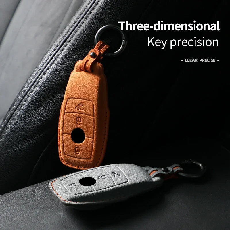 For Mercedes Benz W176 W177 W205 W206 W212 W213 W222 W223 W167 W463 X166 A C E S G CLS GLC Class Car smart Key Case Keychain